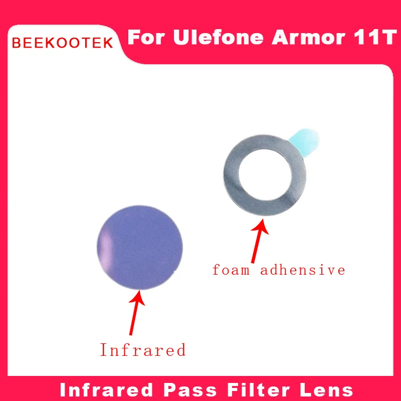 New Original Ulefone Armor 11T Infrared Pass Filter Lens+foam adhensive Repair Parts For Ulefone Armor 11T 6.1Inch 5G Smartphone