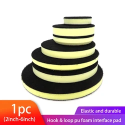 2-6 Inch Interface Cushion Pad Medium Density PU Foam Buffing Pad for Sanding Disc Backing Pad - Hook and Loop