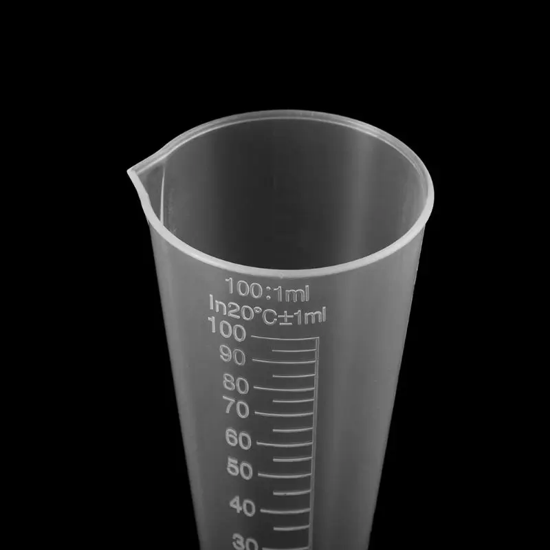 Dropship 1PC 100ml Laboratory Bottle Lab Kitchen Plastic Measuring Cup Measuring Cup