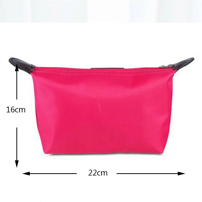 Women Travel Toiletry Make Up Cosmetic Pouch Bag Waterproof Nylon Wash Bags Clutch Case Cosmetic Bag Makeup Organizer