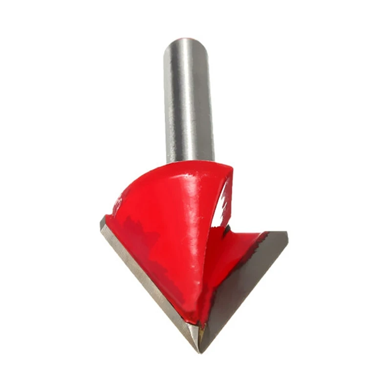 1pc In Acciaio Al Tungsteno Router Bit 60 Gradi Per Incidere di CNC V Groove Bit 6x22mm Gambo Fresa per la Lavorazione Del Legno
