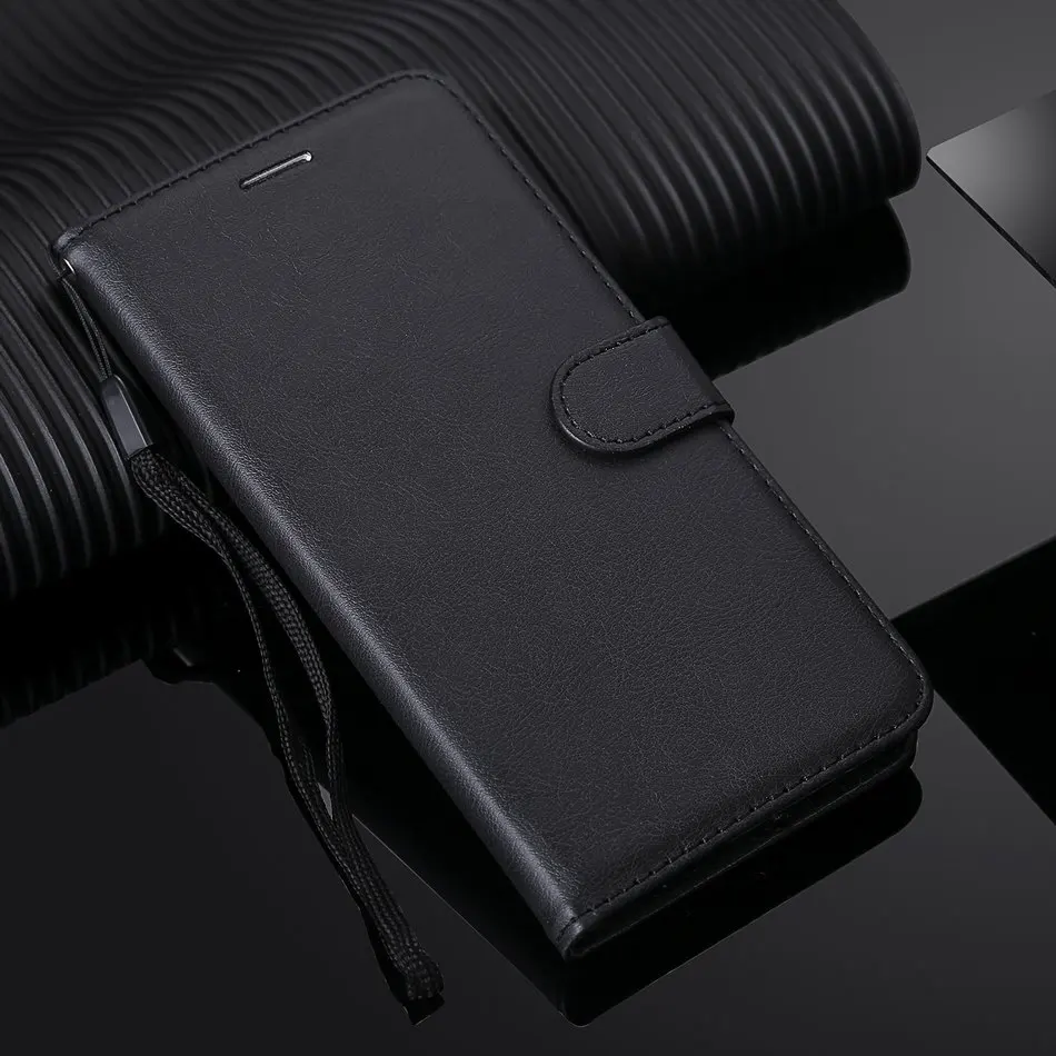 Solid Color Wallet Case For Huawei Enjoy 10E 10S 20 Plus Pro Z Honor 20 Lite 8A 8C 8S 8X 9A 9C 9S Play 4 Y5P Y6P Y7P 10 9 8 D06E