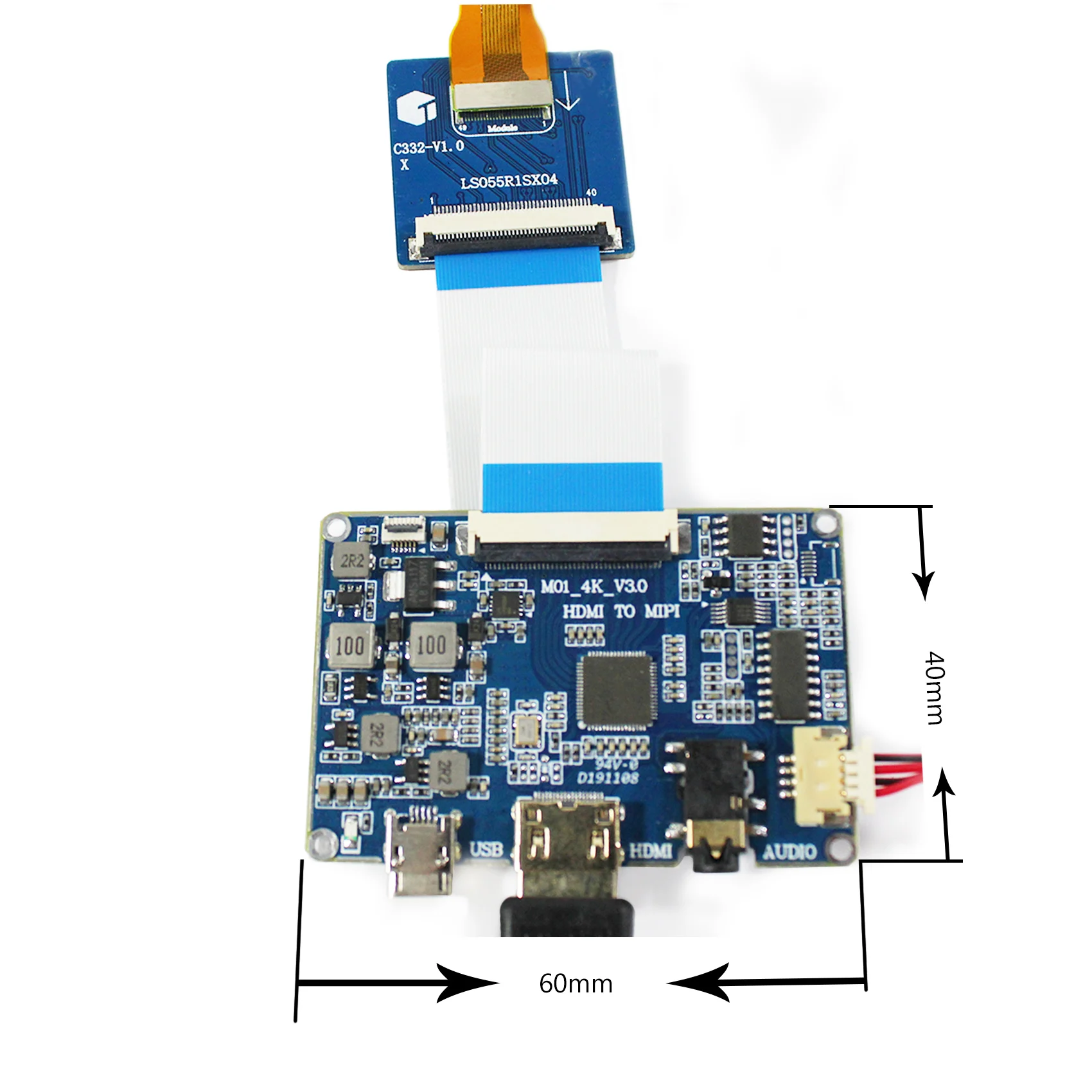 HD-MI  40Pin controller Board with 5.5