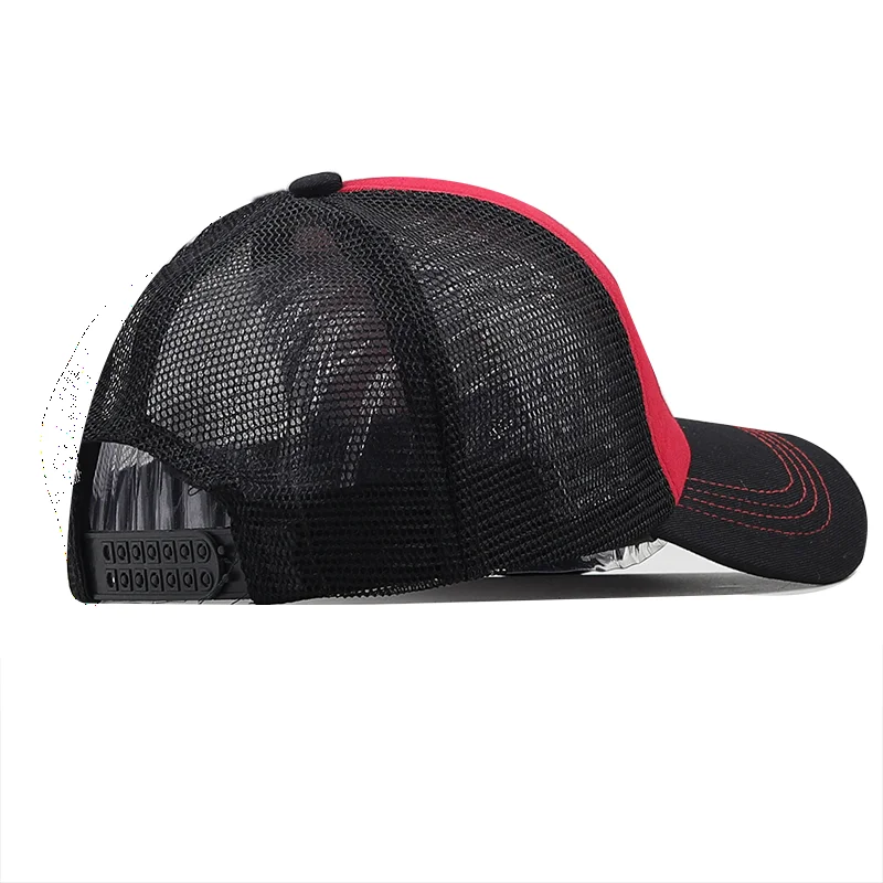 Black Red stripe fishing Summer Baseball Caps For Men Women Retro British Style Plaid Hat fishing Trucker Cap Gorras Hombre