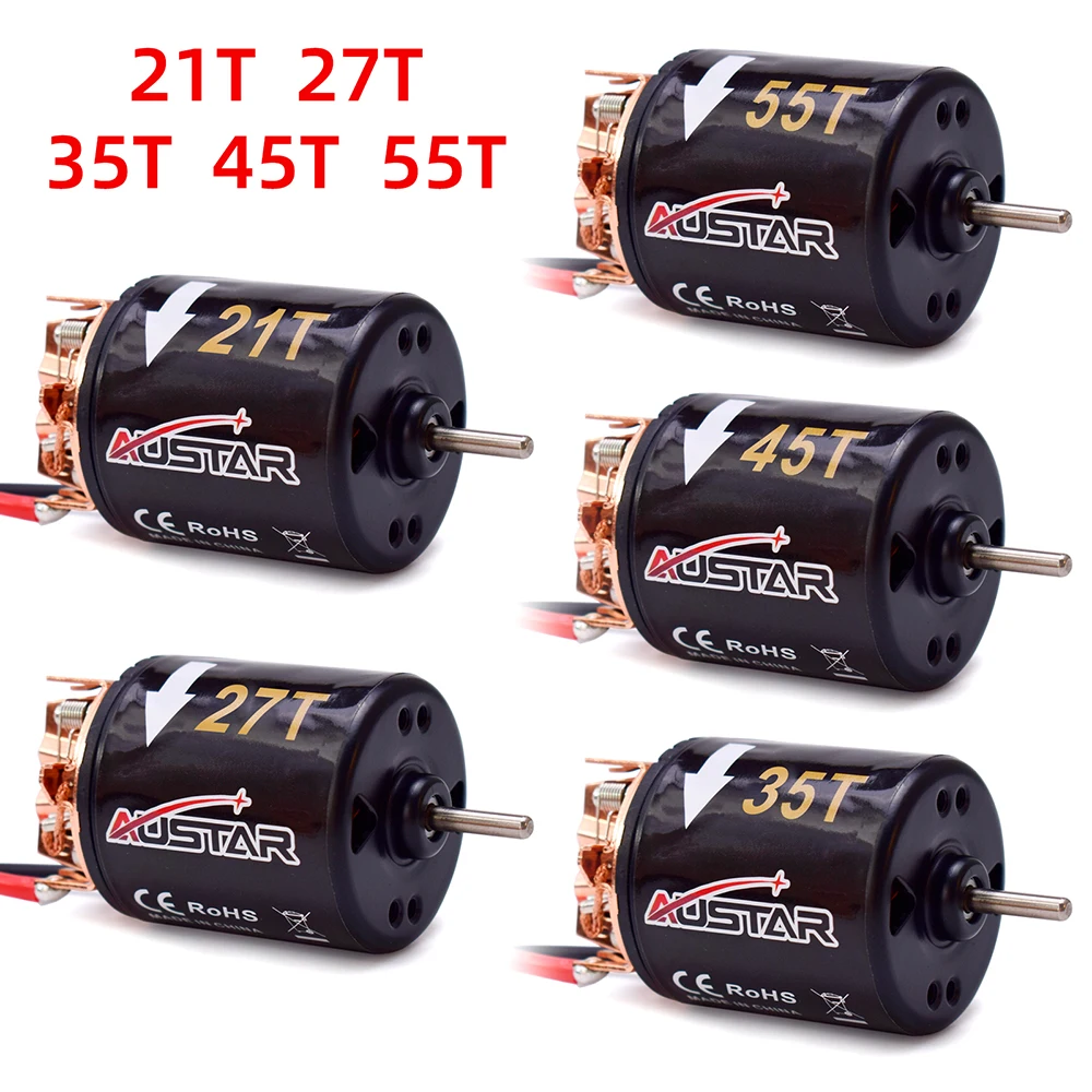 AUSTAR RS-540 35T 3.17mm Zmodyfikowany silnik szczotkowany do 1/10 Axial SCX10 RC4WD D90 Crawler Climbing On-road Drift Touring RC Car