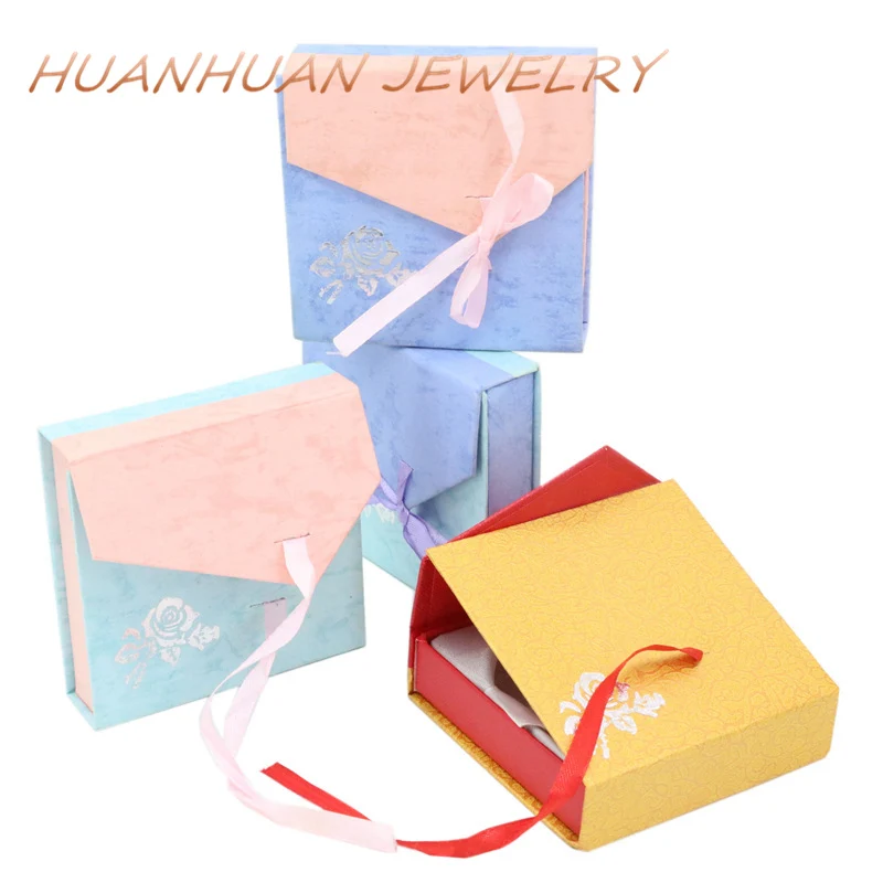 

Elegant Paper Gift Box For Bracelet Necklace Decorations Wedding Favors Gifts Boxes Honey Friends Party Jewelry Supplies B3444