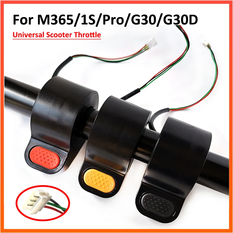 Universal Electric Scooter Throttle For Xiaomi M365/Pro/1S MI3 For Ninebot Max G30/G30D F40 F30 Thumb Speed KickScooter Parts