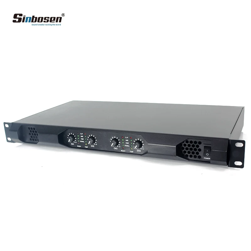 Sinbosen Digital power amp 4 channel 450w K4-450 dj home audio sound amplifier