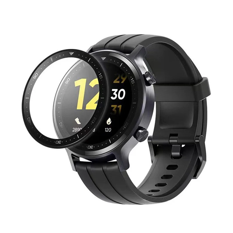Screen Protective Film For Realme Watch S Scratch Resistant HD Clear 3D-Curved Soft Edge Full Coverage Protector Accessories