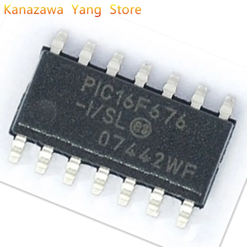 

10 Pcs 20 Pcs/Lot Brand New PIC16F676-I/SL SSOP14 -Pins Processor Microcontroller In Stock Best Quality