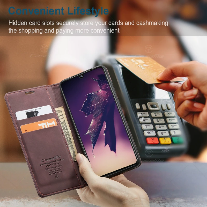 Luxury Leather Case For Xiaomi Redmi Note 15 14 13  8 9 10 4G 5G Magnetic Flip Card Holder Phone For redmi note 13C Wallet Cover