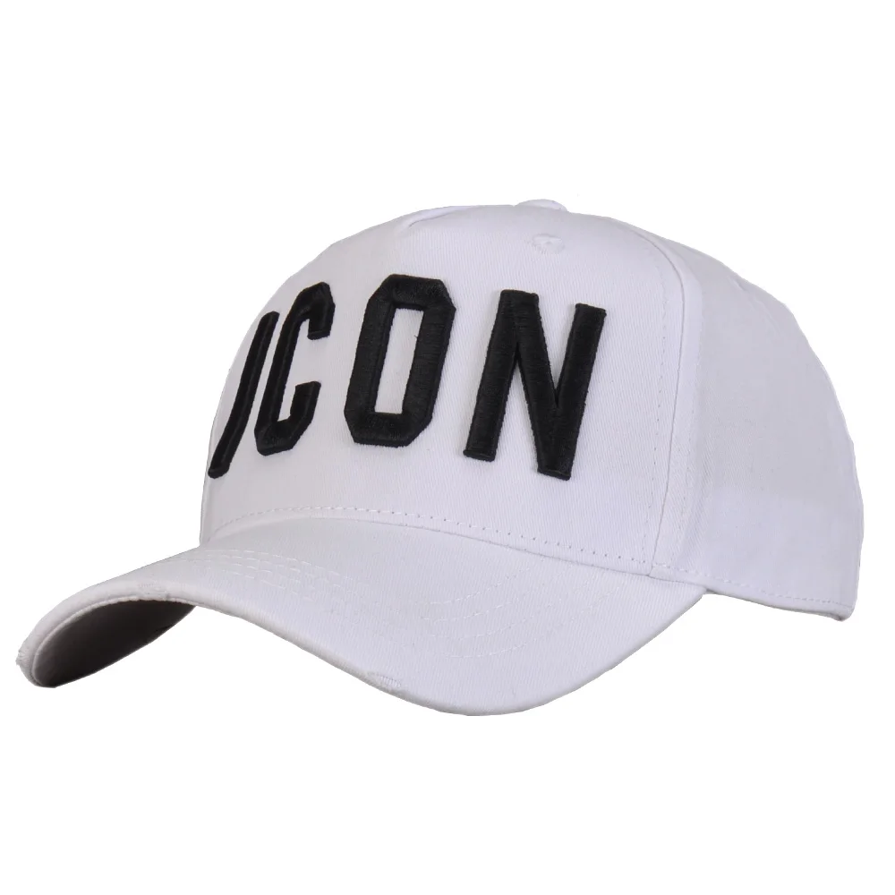 DSQICOND2 marka 2020 moda simge mektup pamuk Mens beyzbol şapkası kadın Snapback şapka pembe şapka baba şapka pamuk kemik kamyon şoförü şapkası
