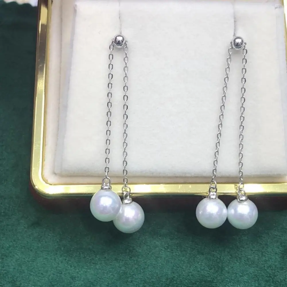 

TWO PEARL 925 Sterling Silver Earrings Findings Settings Mountings Parts Mounts for Pearls Agate Coral Beads Stones Crystal