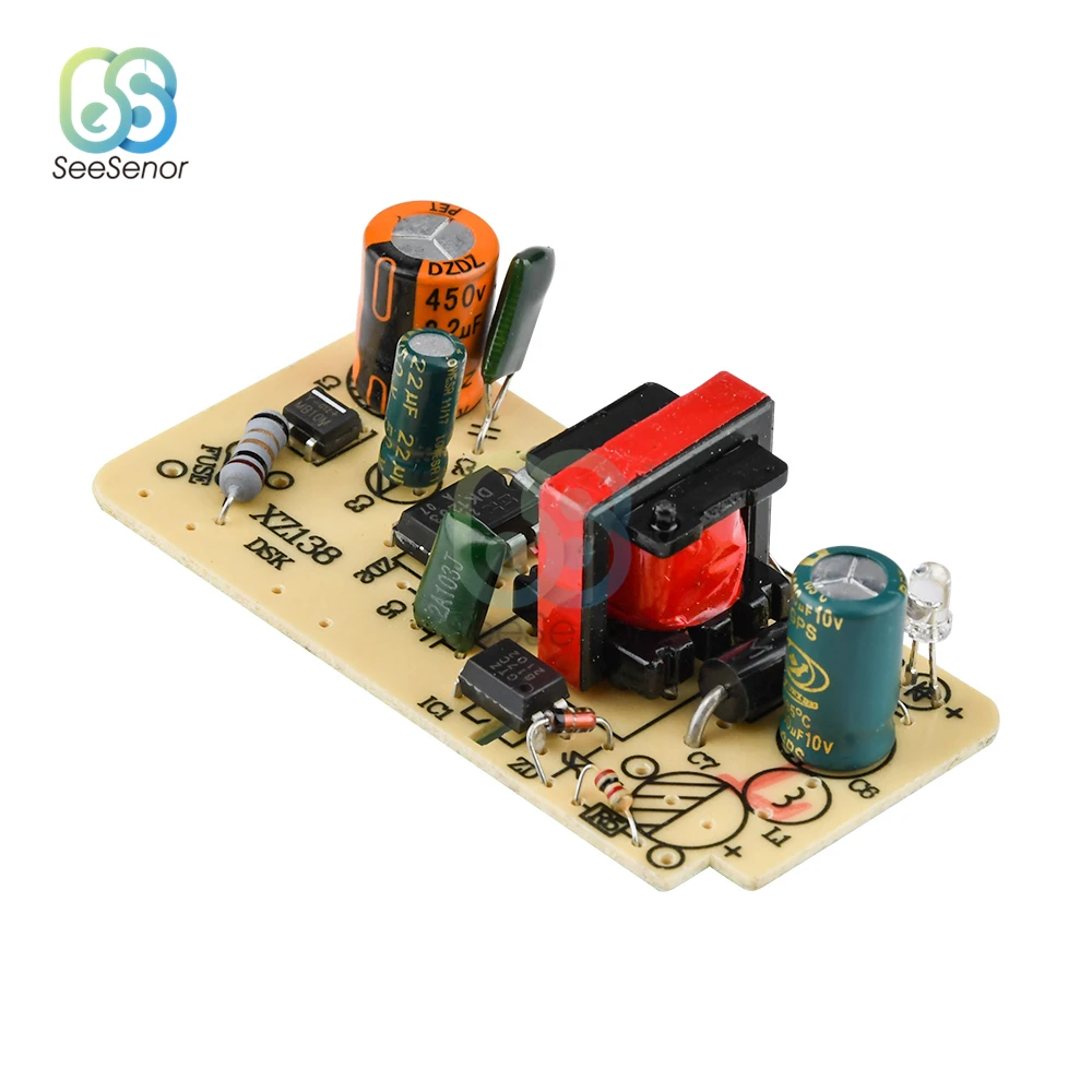 Módulo de fuente de alimentación conmutada, protección contra cortocircuitos, sobretensión, sobrecorriente, CA 100V-240V a cc 5V, 12V, 24V, AC-DC