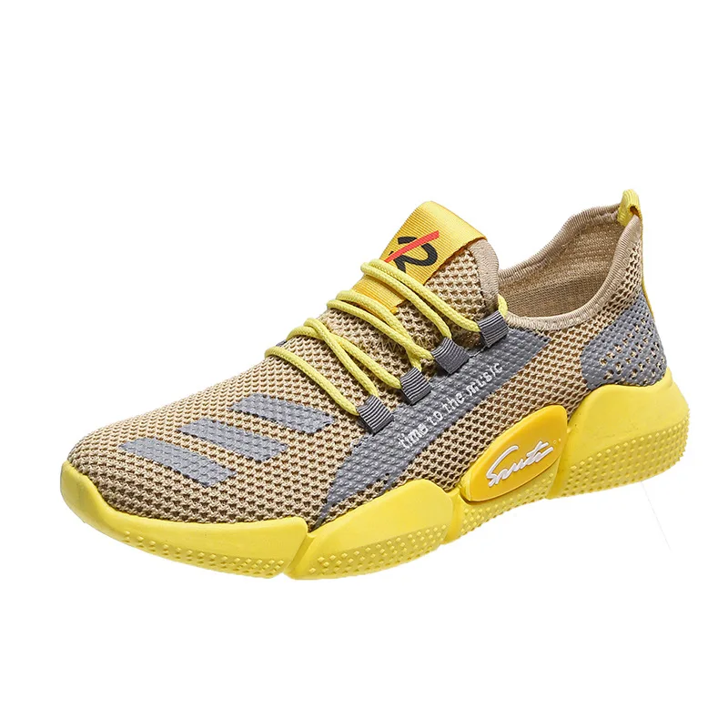 Men's Breathable Sports Shoes Men's Casual Shoes Fashion Sports Shoes 2021 Spring and Autumn New Running Shoes