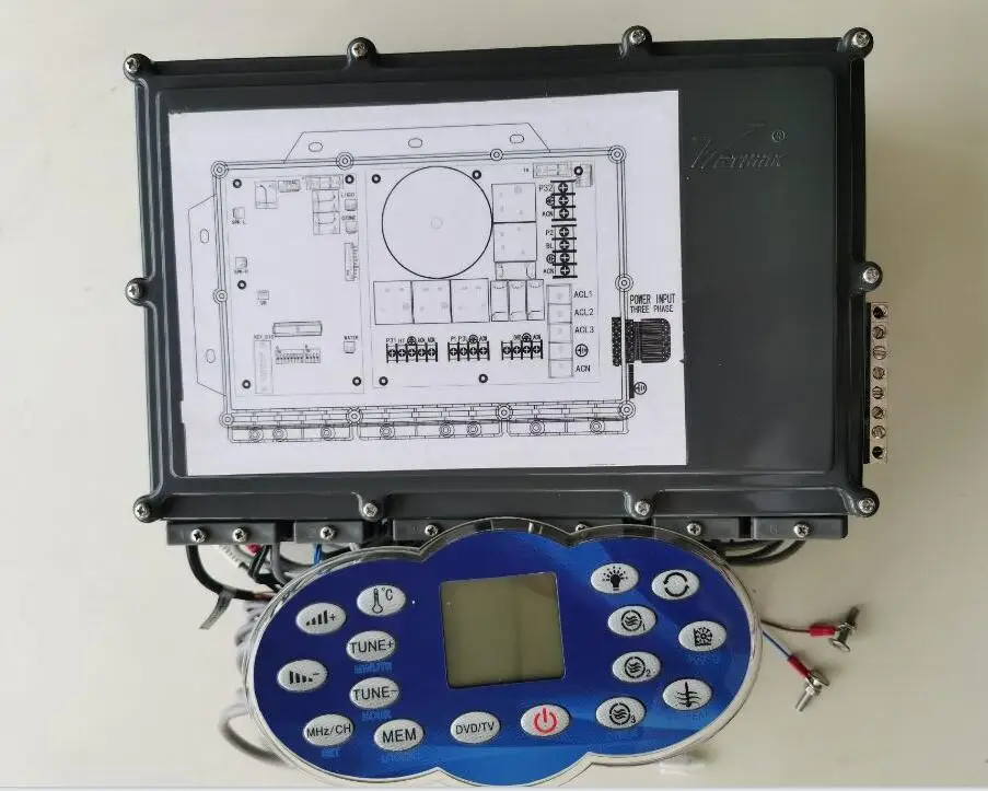 jnj spa borboleta banheira de hidromassagem controlador pacote caber kl82h disi painel de exibicao mais caixa de controle com spa3d jnj816 spa 329 01