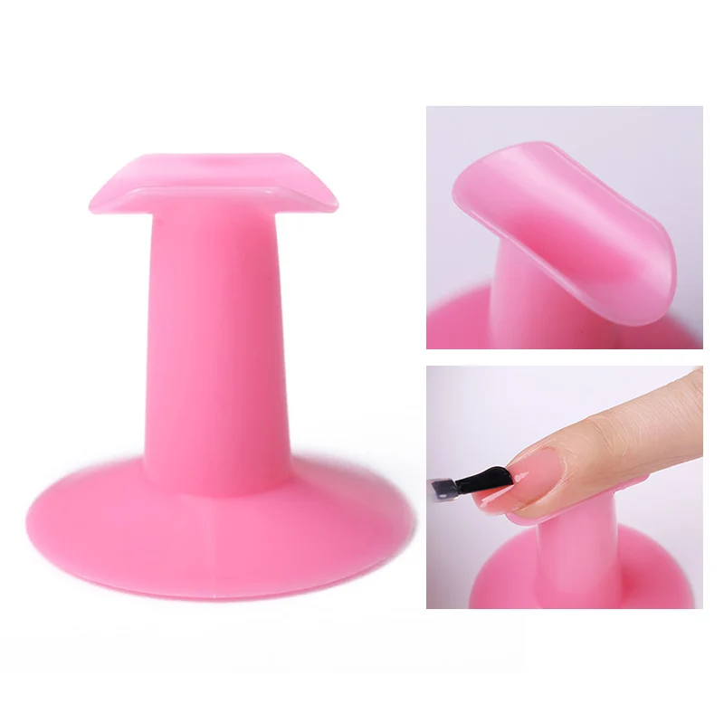 Plastic Nail Finger stand Practice Rest Holder Professional Training for Gel Polish Drawing art Painting Nail Design Tools