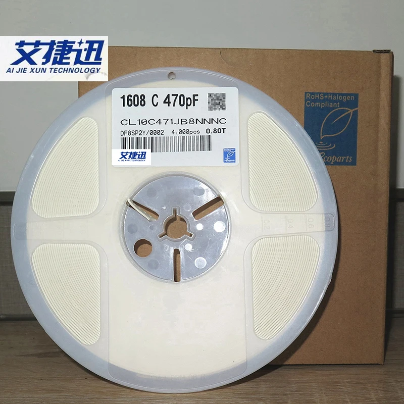 

4000/Reel CL10C471JB8NNNC 0603 470pF 471J 50V ±5% C0G CHIP Capacitance