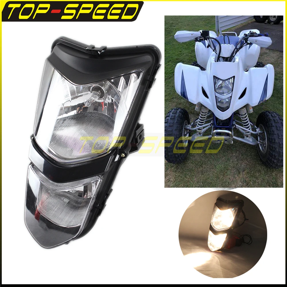 Motorcycle 12V 25W Dual Headlight Twin Headlamp For Suzuki Z400 Z400Z Quadsport LTZ 400 ATV Kawasaki KSF400 KSF400 KSF400A6F