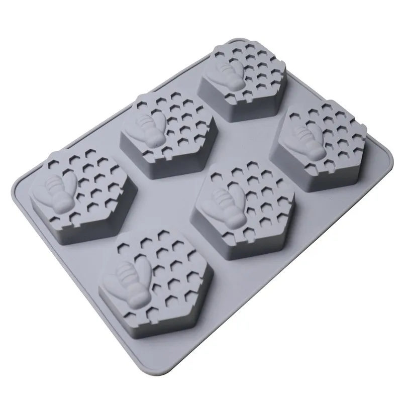 Silicone molds for baking Bee rhombus Cake decorations Kitchen tools accessories pasta tools Baking mat hexagon cooking