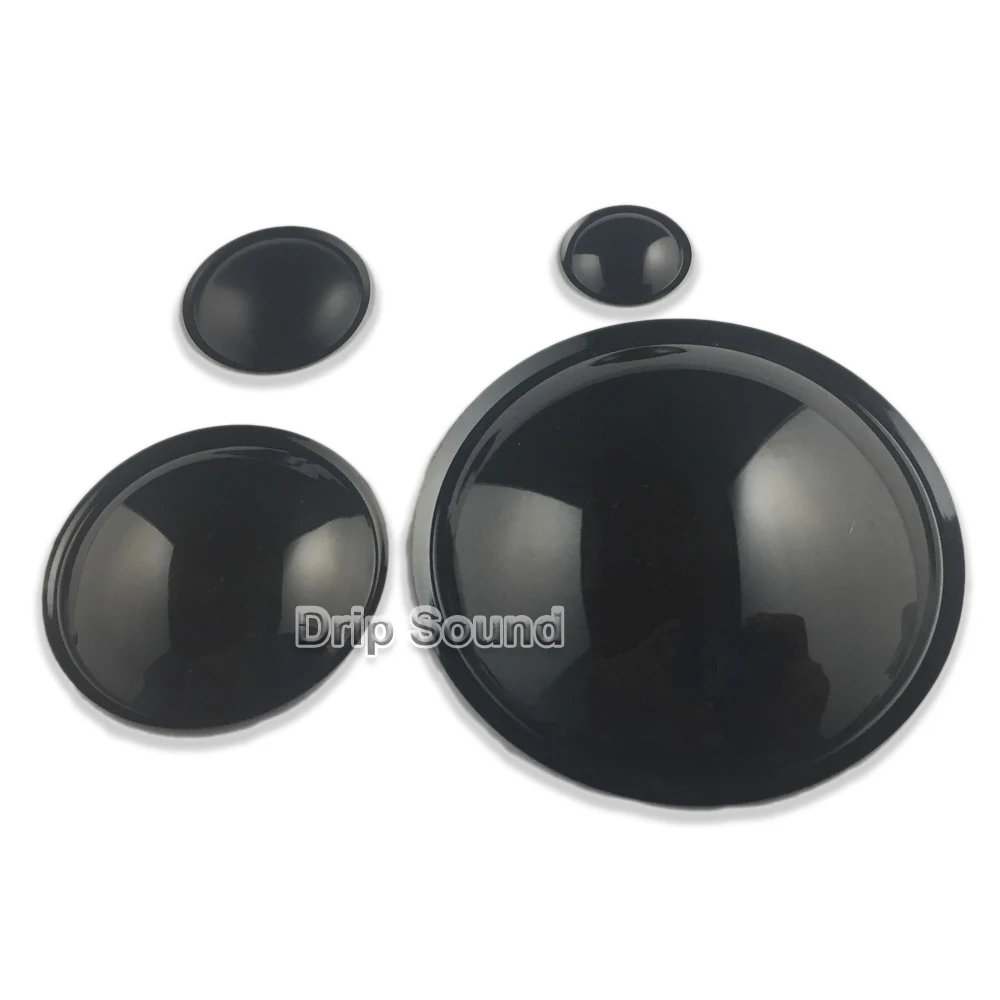 

2pcs 33mm/35mm/38mm/40mm/45mm/50mm/54mm/65mm/80mm Speaker Dust Cap Woofer Loudspeaker Plastic Dome Cone Cover Bass Repair Parts