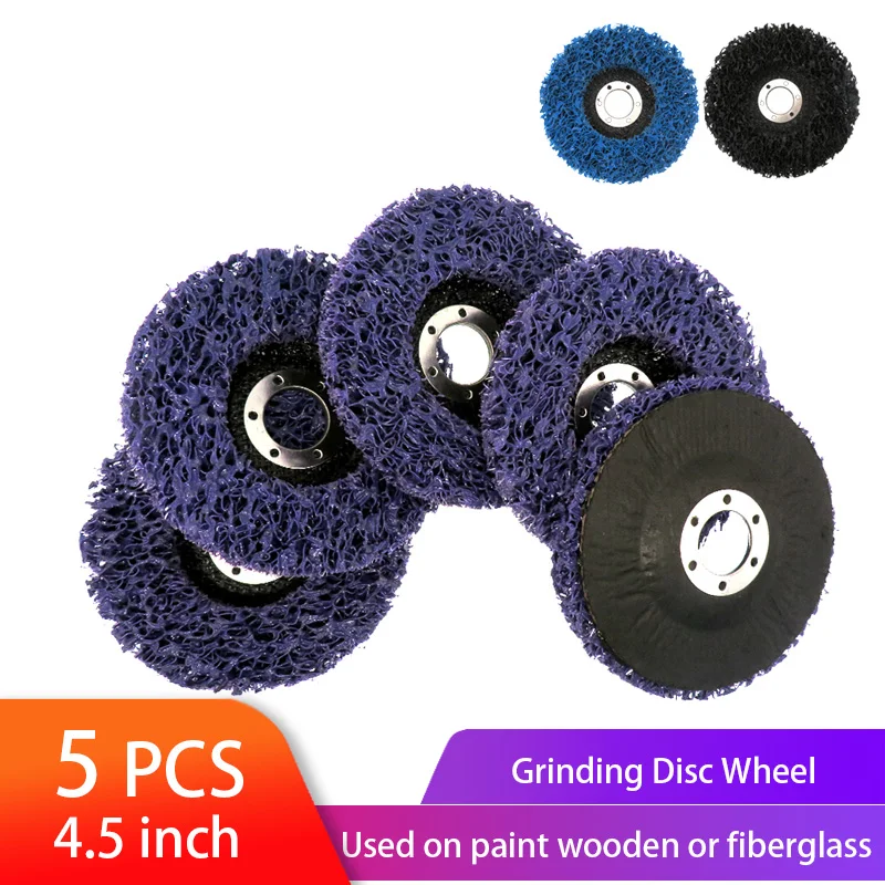 

5pcs 4.5" Grinding Disc Wheel115x15mm Car Paint Rust Removal Clean Angle Grinder Grinding Abrasive Wheels