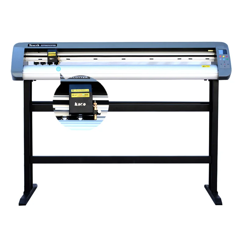 Vinyl Cutting Plotter 4ft Automatic Contour Reflective Sheet Cutting Plotter Teneth Th1300A 2Mm Vynil Cutter Plotter