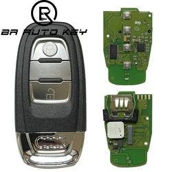 Mando a distancia inteligente 8T0959754F 754J para Audi A4, A5, A6L, A7, A8L, Q5, Go sin llave, 315/433/868Mhz, Chip pcf7945AC