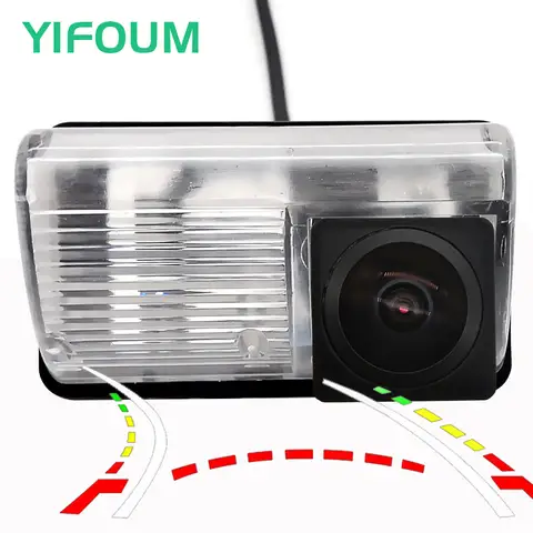 AHD Fisheye 12LED Dynamic Trajectory Car Rear View Camera For Toyota Corolla Sedan Pronard Probox Succeed Avensis T250 Vios