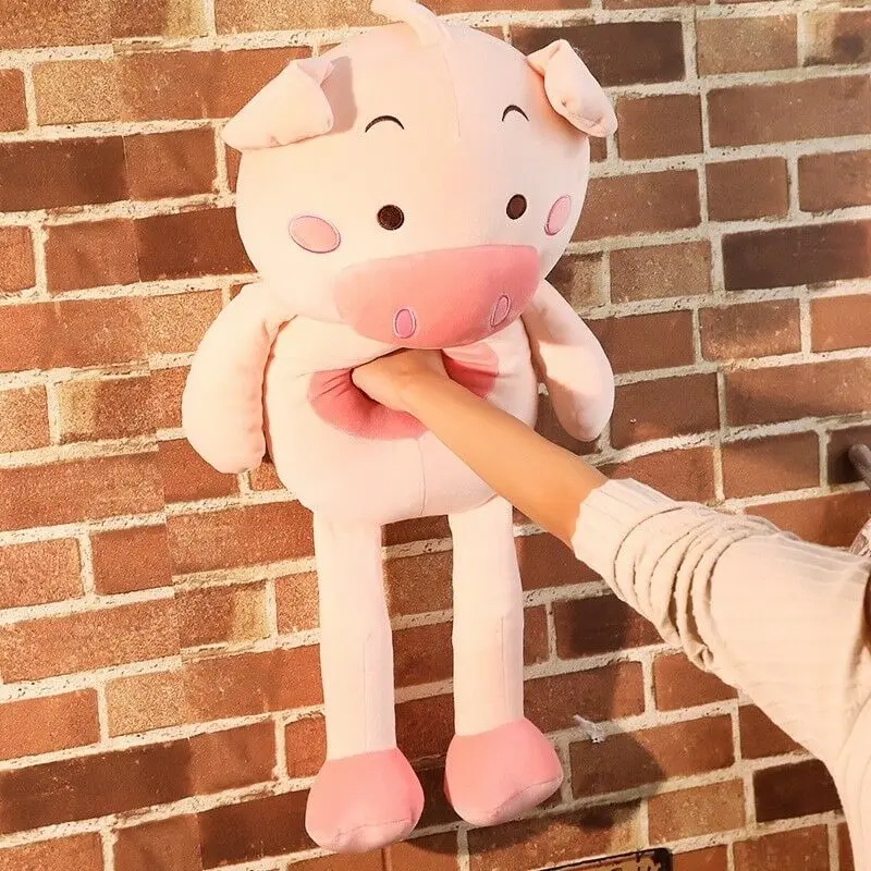 59'' Giant Big Lovely Pig Plush Soft Toy Doll Stuffed Animal Pillow Cushion Gift Toys for Children Plush Toys Cute