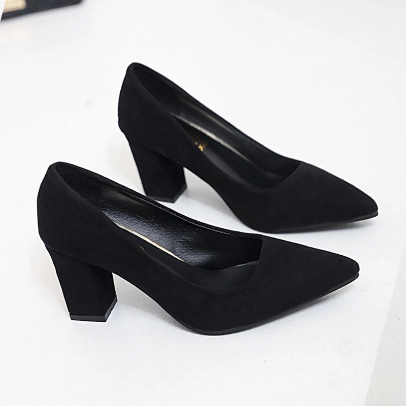 2022 Spring and Autumn Fashion Pointed Shallow Mouth Women\'s Shoes Ladies Wild Sexy Comfortable Shoes  Wedding Shoes Bride