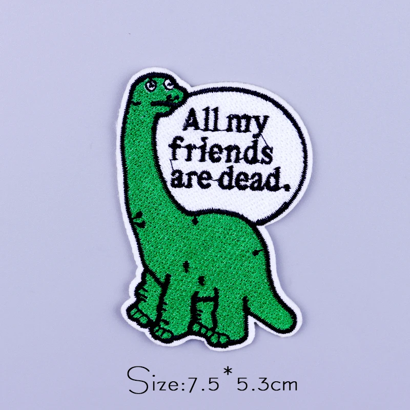 Cartoon Tier Eisen Auf Patch Auf Kleidung Gestickte Patches Für Kleidung Thermoadhäsive Patches Katze Dinosaurier Patch Kleidung Abzeichen – Detail 40