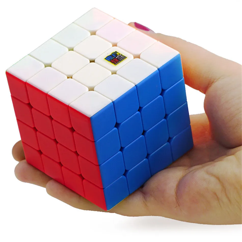 MoYu Meilong 4x4x4 Magic Speed Cube Stickerless/Schwarz Sticker 4x4 Professionelle Puzzle Cubes Lernspielzeug für Kinder – Detail 11