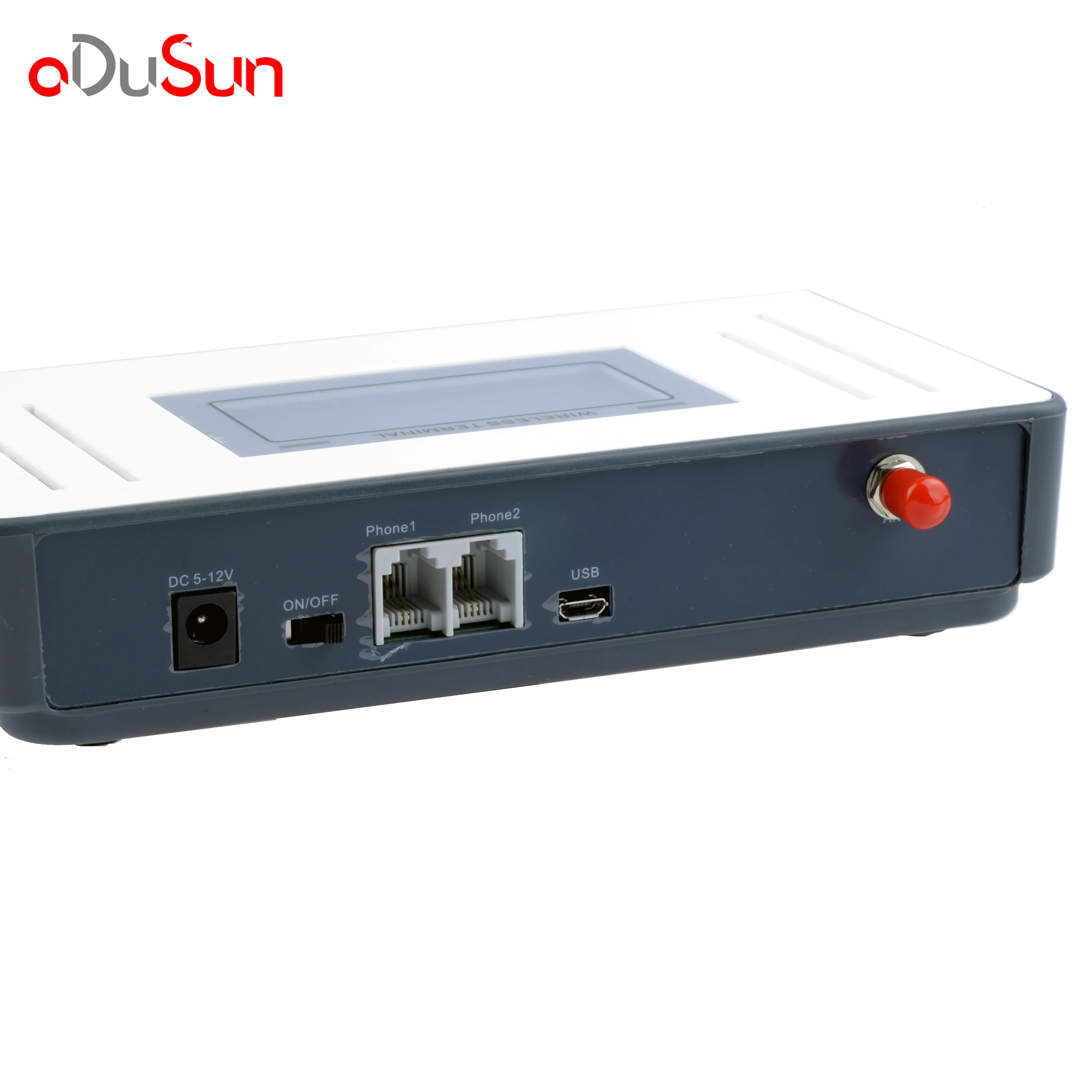 4G LTE 3G WCDMA GSM Fixed Wireless Terminal with LCD LED 2 RJ11 Backup Battery for Alarm System PBX Elevator support Caller ID