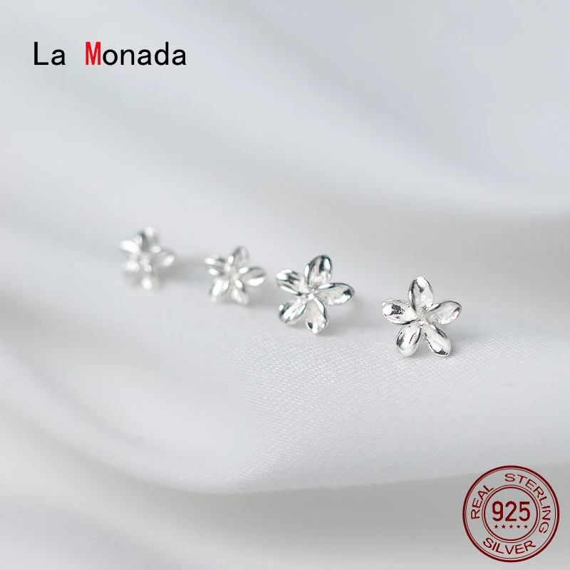 

Серьги-гвоздики женские из серебра 925 пробы, с цветком