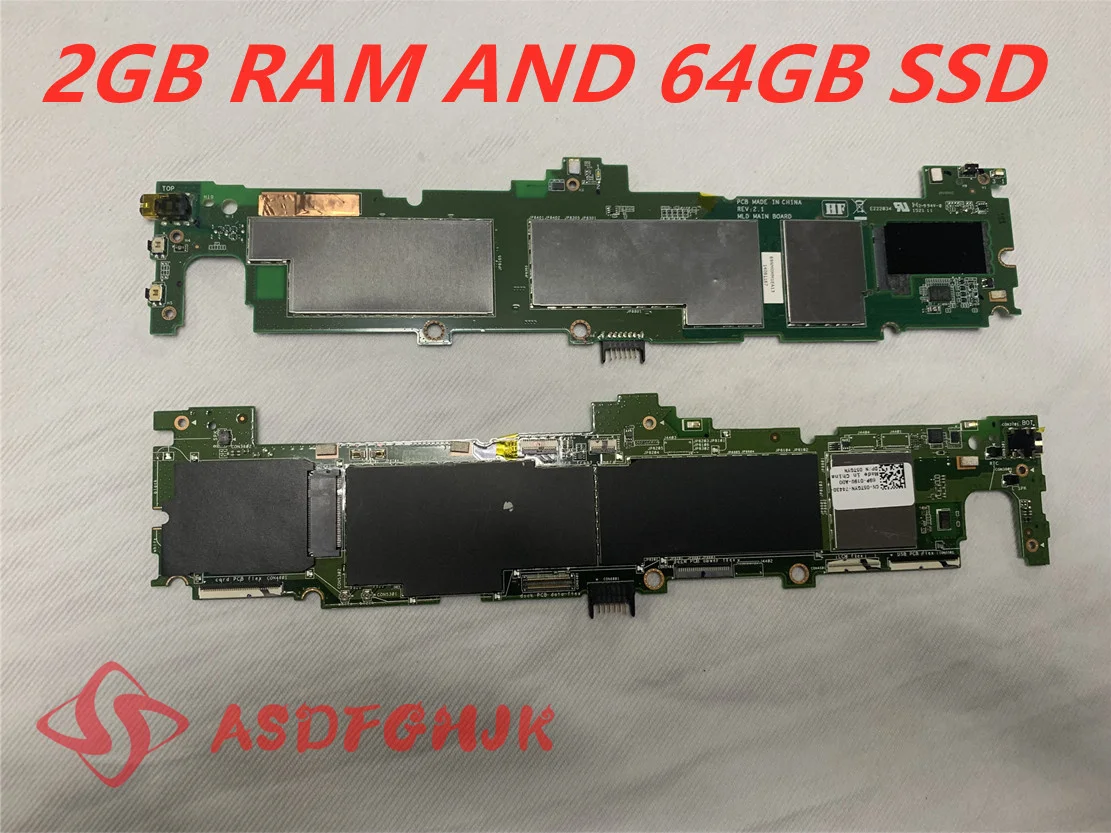 

Original 0NCKRX 05TGYN 5TGYN NCKRX FOR DELL VENUE 11 PRO 5130 TABLE MAINBOARD WITH 2GB RAM AND 64GB SSD TESED OK