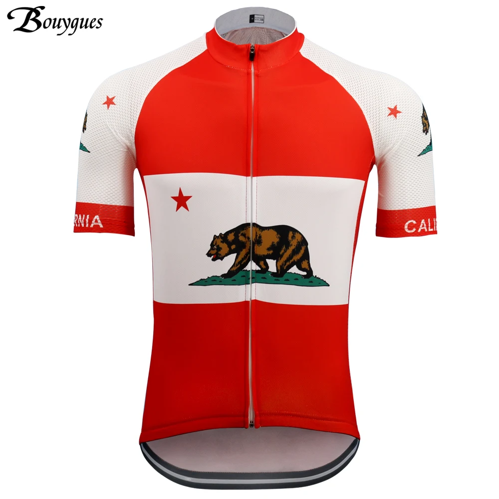 California Republic Multi Style Men\'s Cycling Jersey Ropa Ciclismo Pro Team Cycling Clothing MTB Maillot Ciclismo bike Clothing