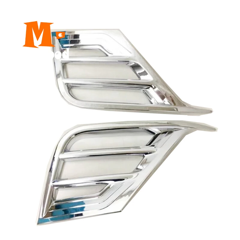 

2016 2017 2018 For Nissan Kicks Car Front Fog Lamp Cover Trim ABS Chrome Auto Exterior Styling Decoration Sticker Accessories