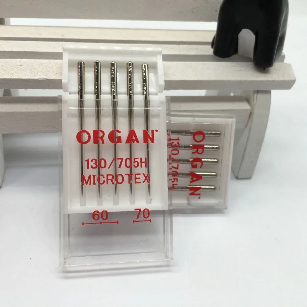 

Organ Needle Domestic Sewing Machine Parts Microtex Sewing Needles 70/10 ESpecially Good For Microfabrics Silk etc (1pack=5pcs).