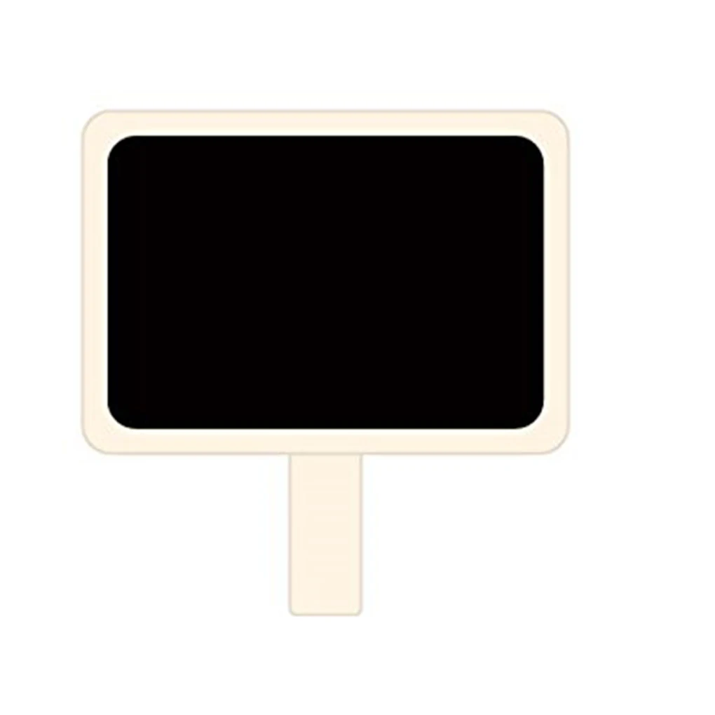 ZHUTING 미니 나무 칠판 클램프 노트 리탱글 칠판 클립 태그 메시지 보드, 웨딩 파티 종이 사진 DIY, 10 개