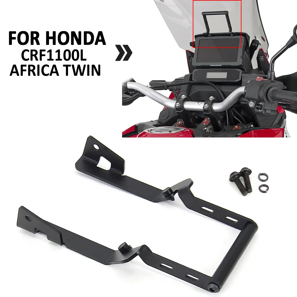 Novos acessórios da motocicleta frente suporte do telefone suporte gps navigaton placa para honda crf1100l áfrica twin 2020 2021