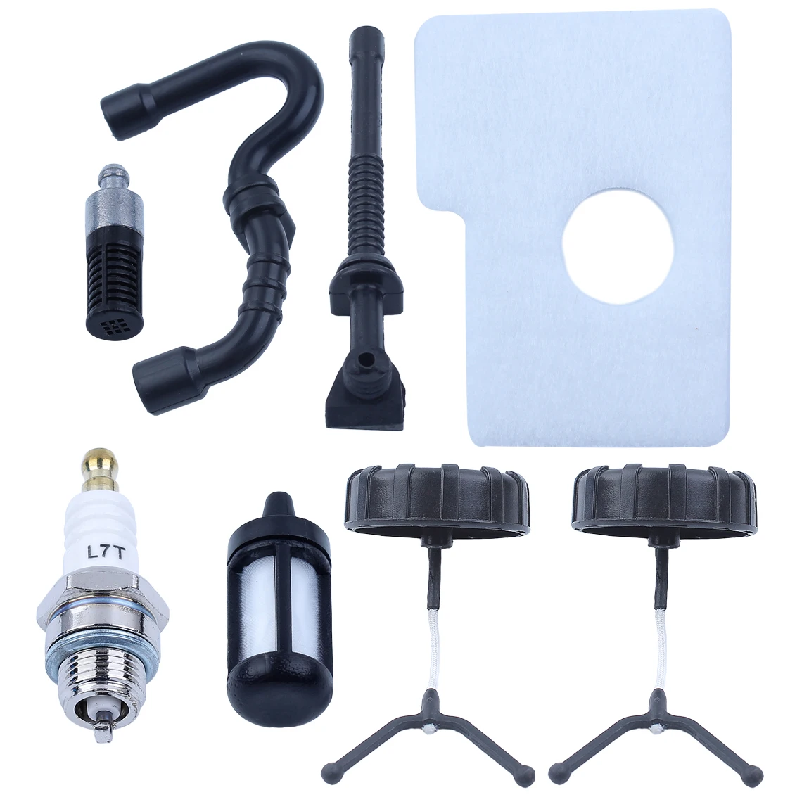 Aria carburante olio linea filtro tubo tappo serbatoio per STIHL MS180 MS170 018 017 MS 180 170 Kit candela motosega pezzo di ricambio muslimate