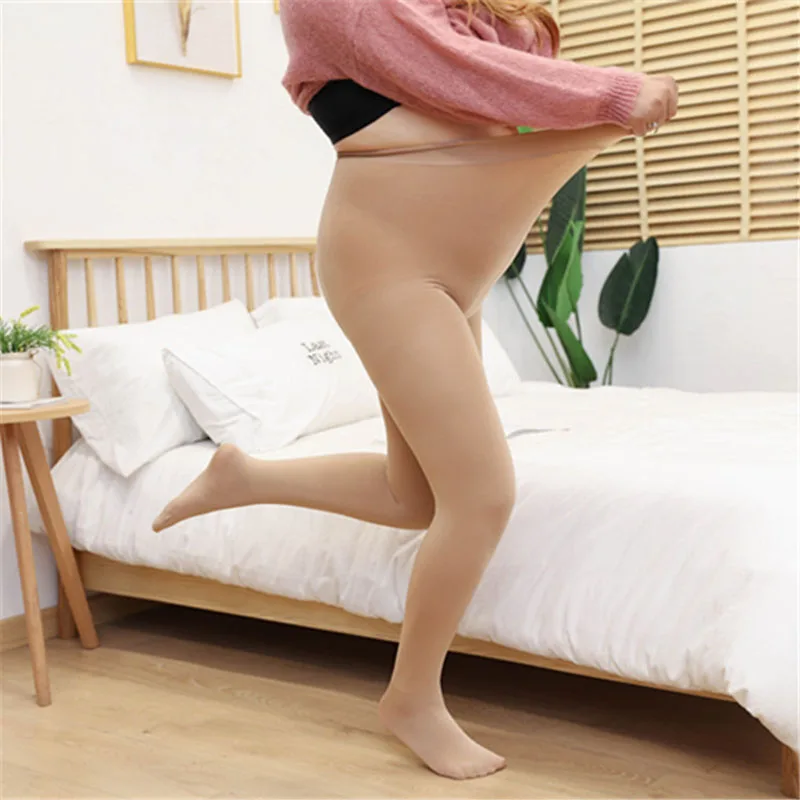 Autumn Women Tights High Elastic Velvet Tights Women Plus Size Woman Pantyhose Stockings For 100kg Girls Collant Femme Rajstopy