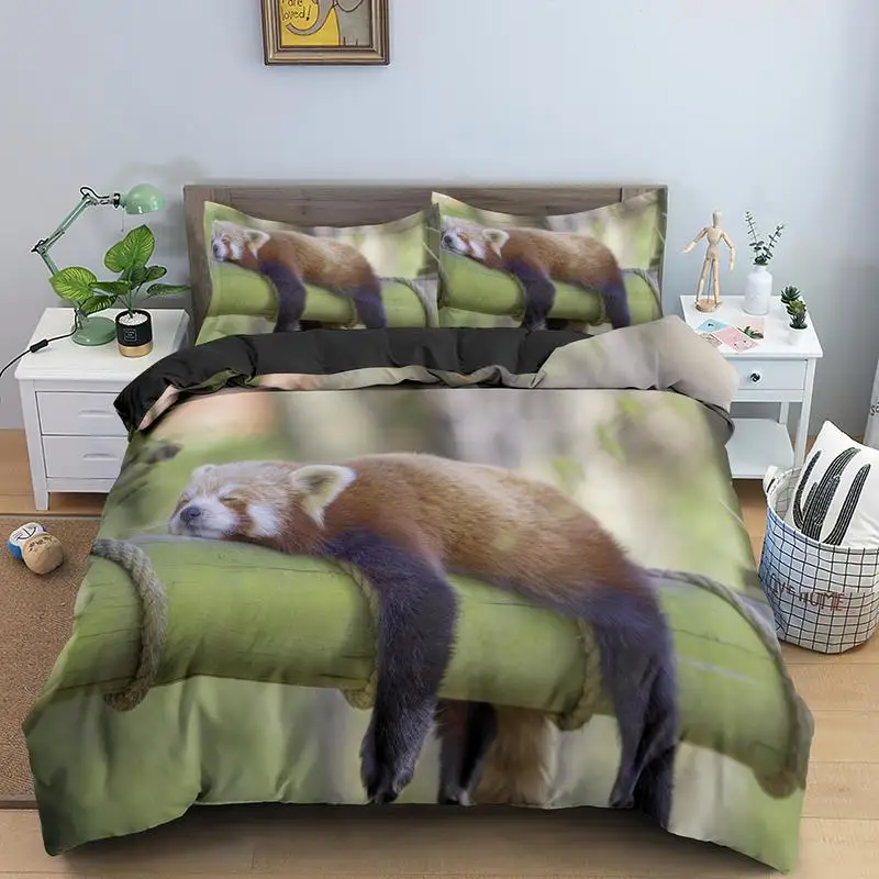 Animal Home Textiles Bedding Set Twin Queen King Single Size Bedclothes with Pillowcase Quilt Cover Sets