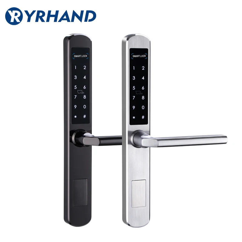 Imagem -03 - Ttlock App Smart Sliding Lock Wi-fi Electronic Door Lock Bluetooth Digital App Código do Teclado Cartão Rfid Keyless Lock para Hotel e Casa