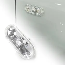 2Pcs Side Marker Light Housing Clearance Lamp Bezel 1J0949117 for VW Bora Golf 4 MK4 1998 1999 2000 2001 2002 2003 2004 2005