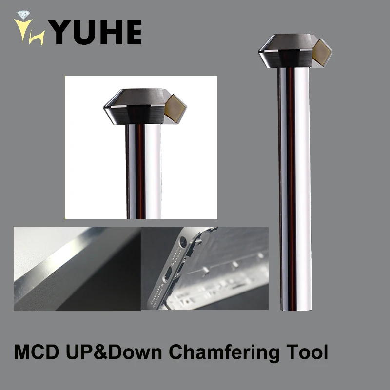 

MCD Up&Down Chamfering Tool used in CNC Milling Machine for Jewelry Mirror Effect Processing Jewelry Tools