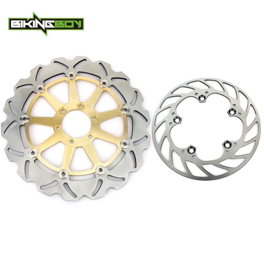 BIKINGBOY Front Rear Brake Discs Rotors Disks For Aprilia Tuono 125 2004 2005 RS 125 98 99 00 01 02 03 04 05 06 07 08 09 10 11