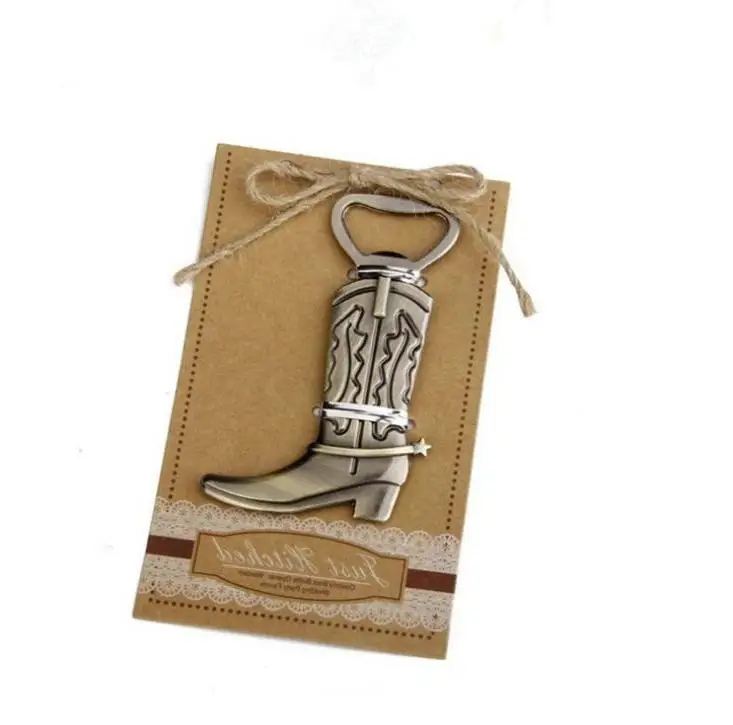 

Wedding Favor Gift And Giveaways For Guest -- Retro Boots Shoes Bottle Opener Party Favor Souvenir 200pcs/lot Wholesale