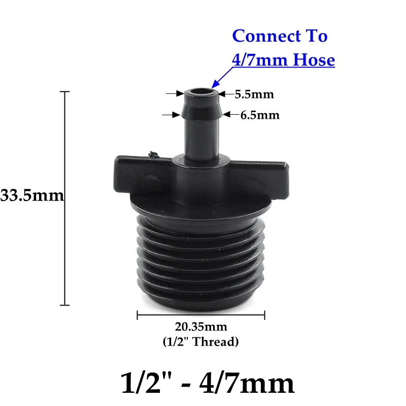 10 ~ 50 sztuk 4/7 8/11 16mm wąż LDPE System nawadniania kropelkowego złącza wodne ogród Bonsai doniczka szklarnia podlewanie części